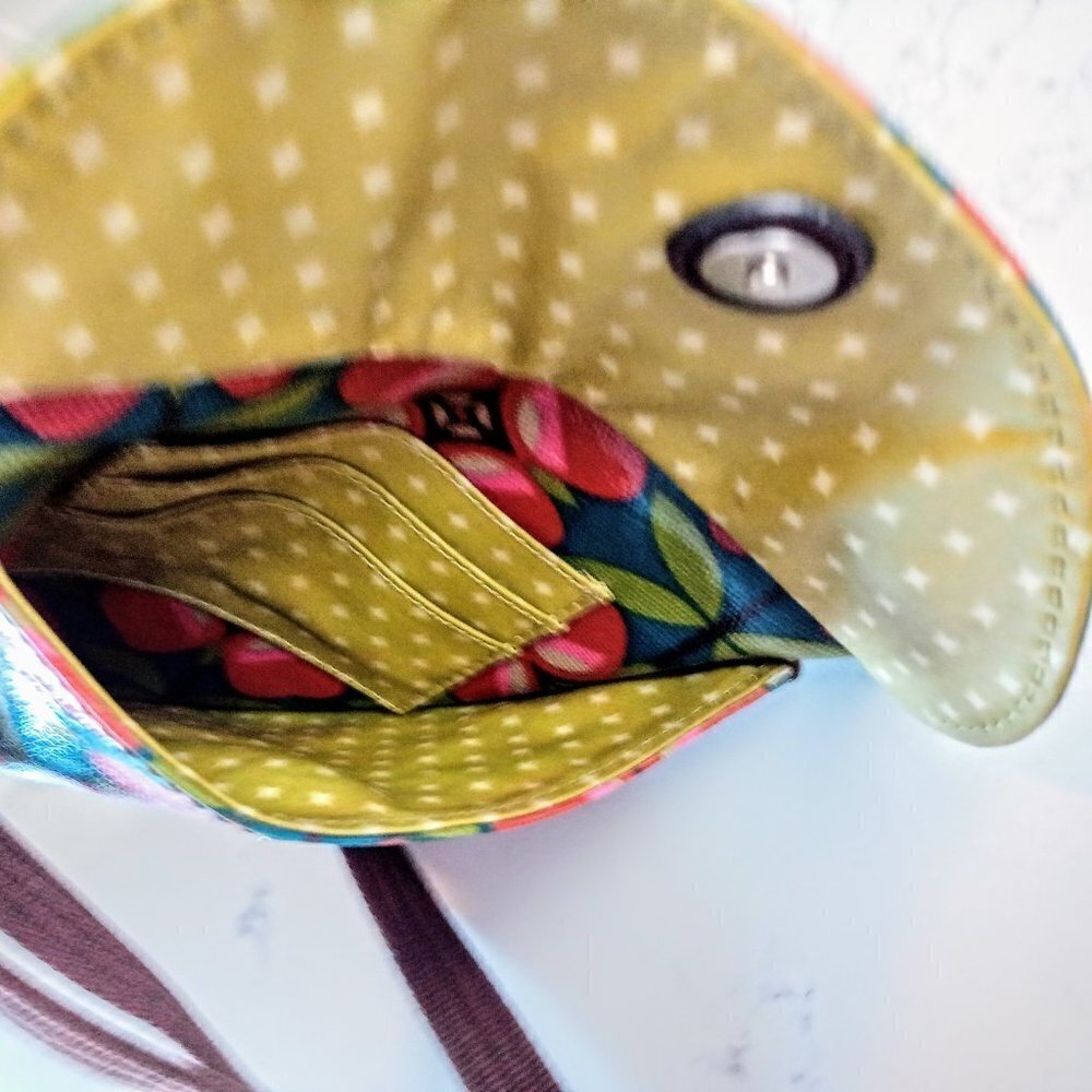 Fossil Crossbody Coated Canvas Print Bag - image 5